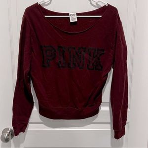 Victoria’s Secret pink sweatshirt